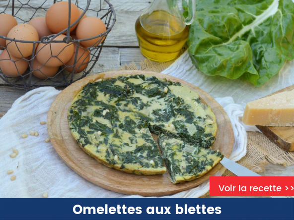 Omelettes aux blettes